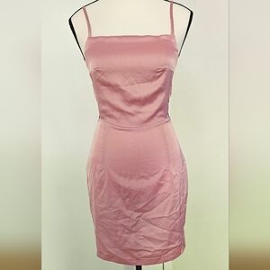 Pink Spaghetti Strap Dress